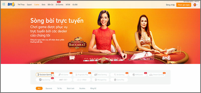 Nha Cai Casino Online Bk8