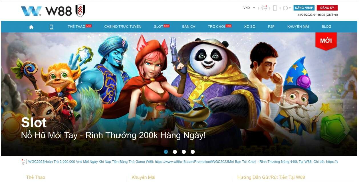 W88Đôi nét tổng quan về nhà cái cá cược W88 